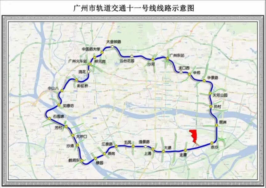 2024年广州地铁十一号线年底开通