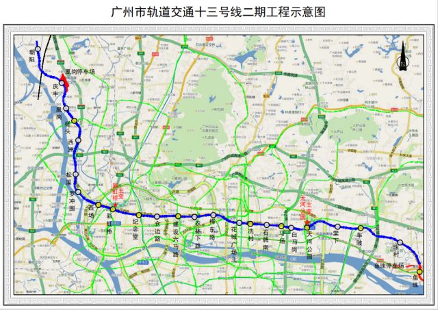 2025年广州地铁13号线二期最新进展（截止7月底）